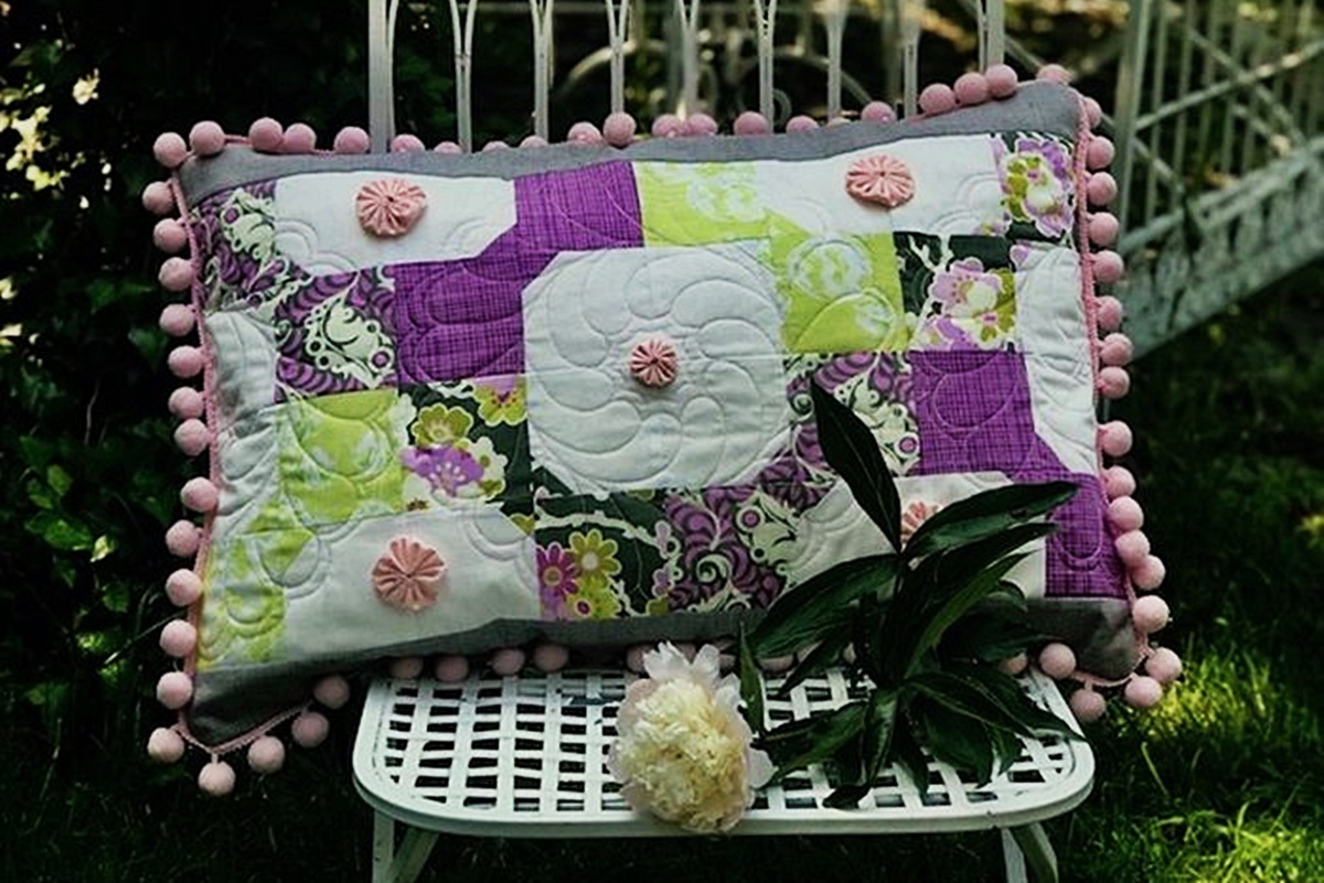 Lilac pillow